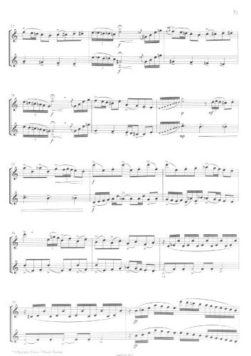 Piazzolla, A- Tango-Etudes arranged for two flutes