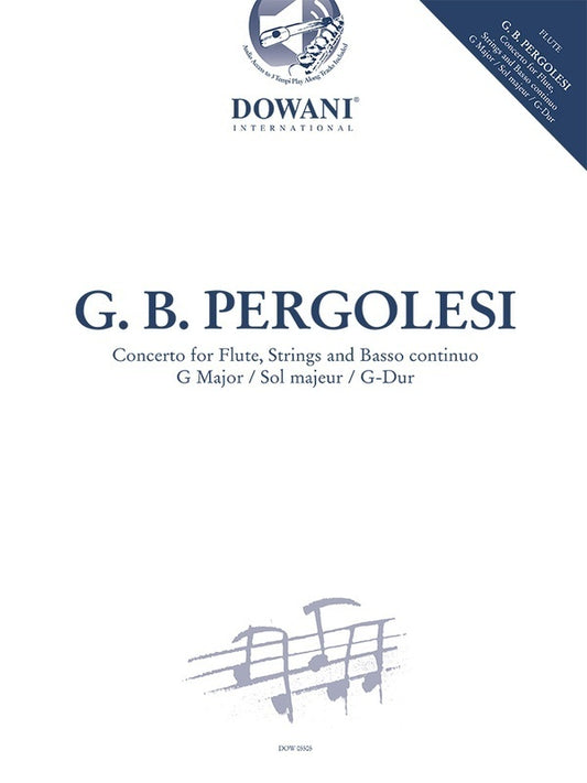 Pergolesi - Concerto in G major with backing track
