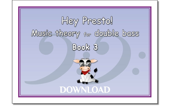 Music Theory for Double Bass Bk 3 – DOWNLOAD