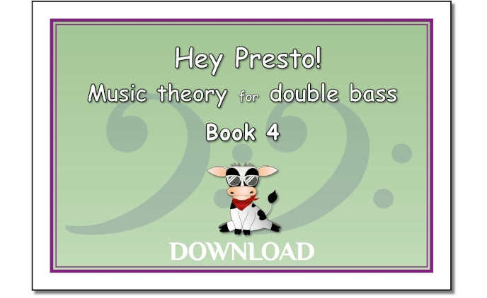 Music Theory for Double Bass Bk 4 – DOWNLOAD
