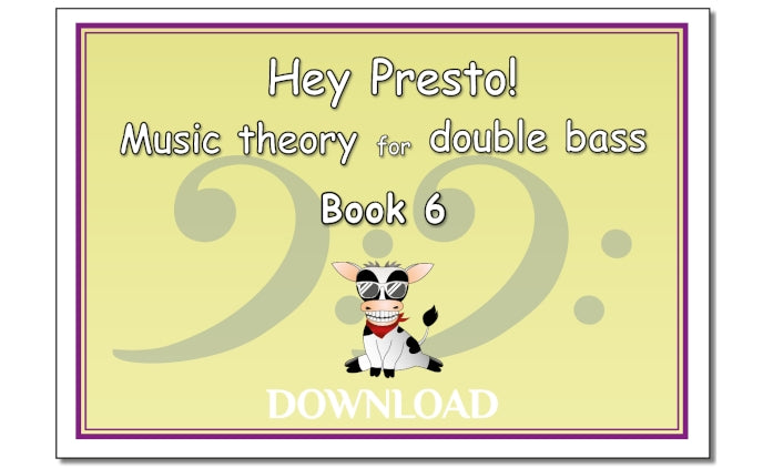 Music Theory for Double Bass Bk 6 – DOWNLOAD