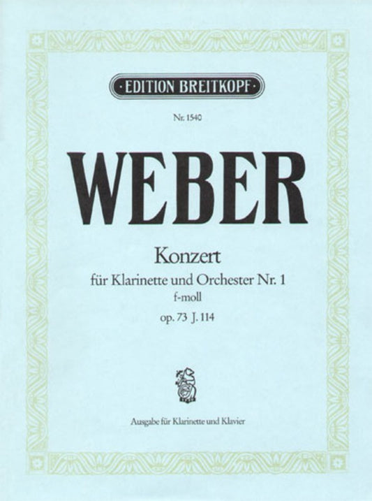 Weber -  Clarinet Concerto No. 1 Op. 73
