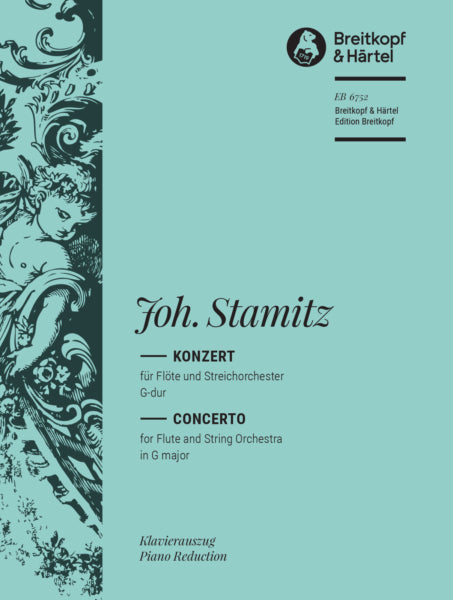 Stamitz, Johann - Flute Concerto in G major edited by Walter Lebermann [fl,str orch]  (DIGITAL EDITION)
