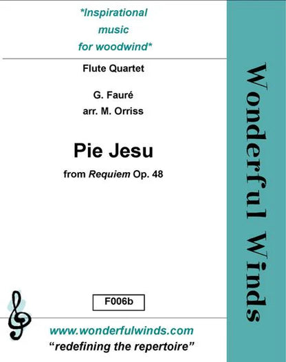 Faure/Orriss - Pie Jesu for 4 flutes - Digital Download