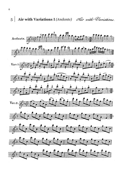 Beauties: 38 Airs, Variations, and Dances for Solo Flute