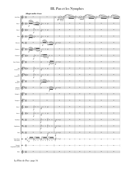 Mouquet (arr. Johnston) - La Flute de Pan (Solo Flute and Concert Band