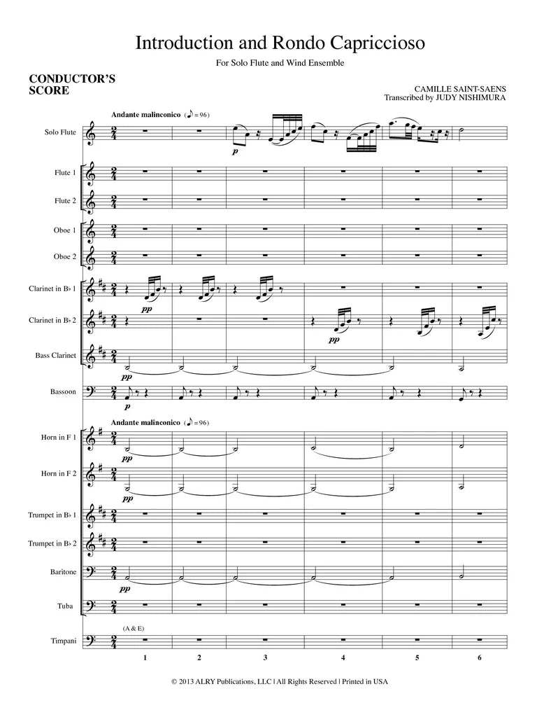 Saint-Saens (trans. Nishimura) - Introduction and Rondo Capriccioso