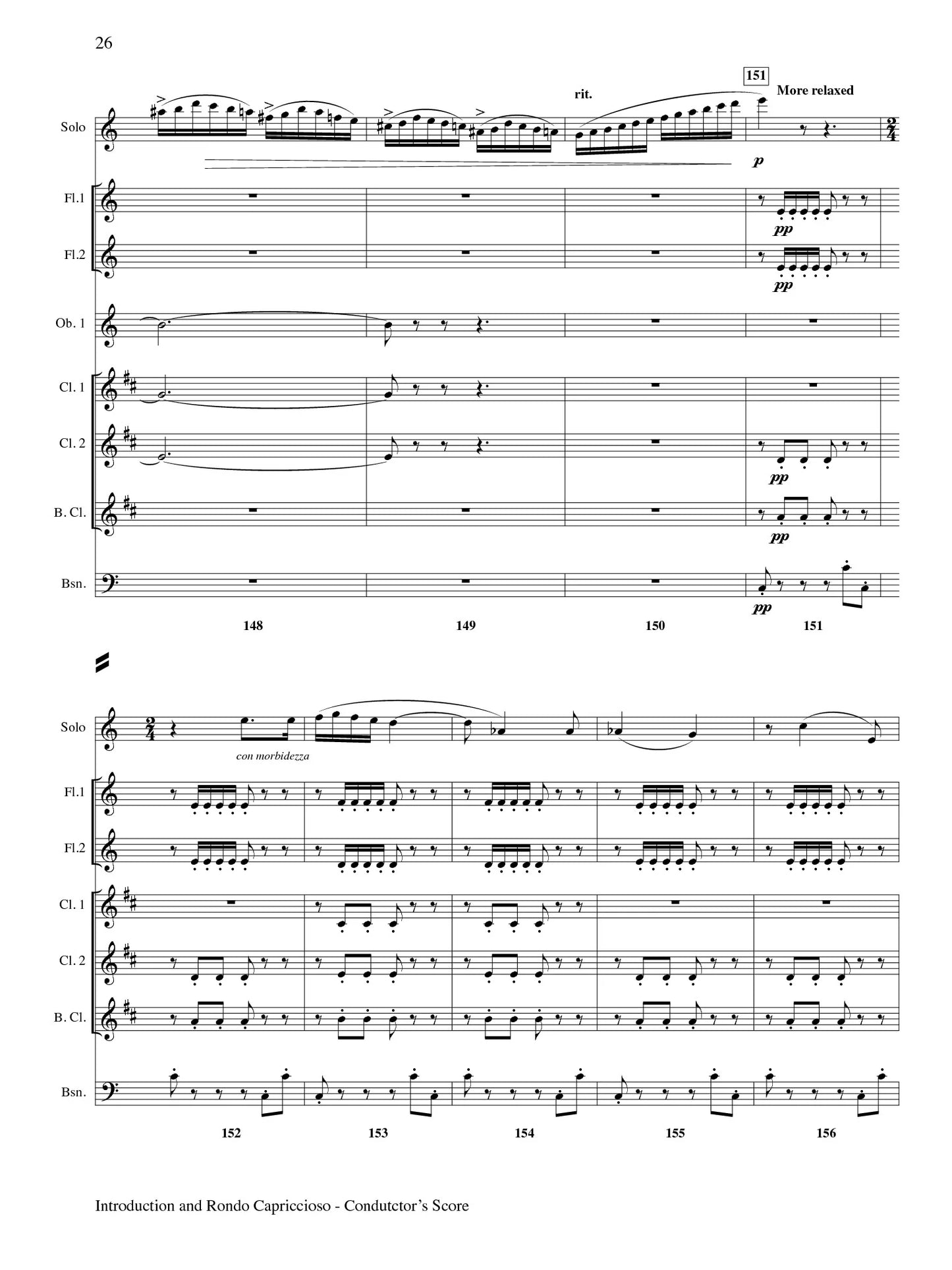 Saint-Saens (trans. Nishimura) - Introduction and Rondo Capriccioso