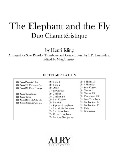 Kling (arr. Laurendeau/Johnston) - The Elephant and the Fly