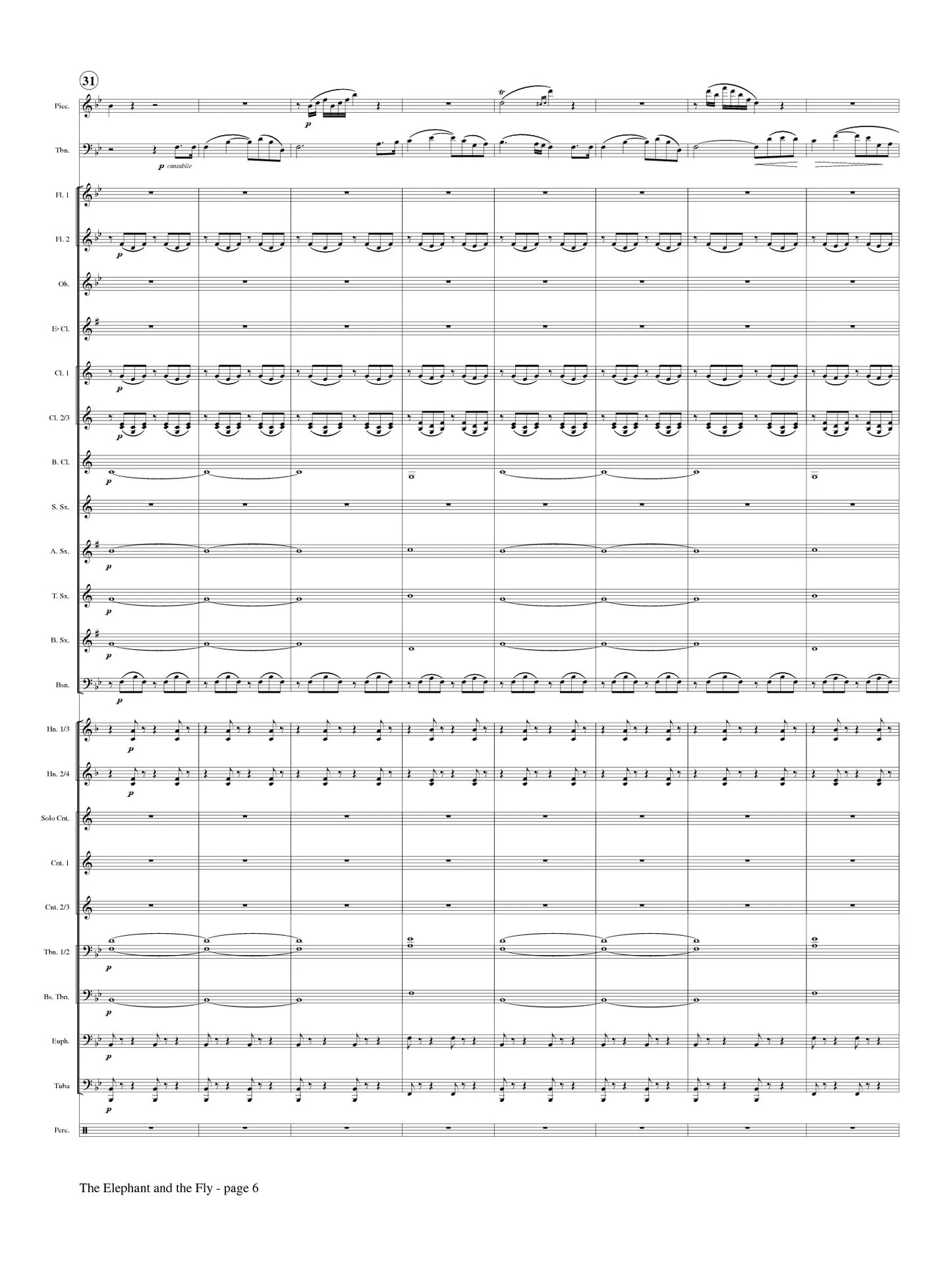 Kling (arr. Laurendeau/Johnston) - The Elephant and the Fly