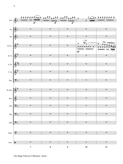 Nishimura - The Magic Flute in 5 Minutes (Solo Flute and Concert Band)