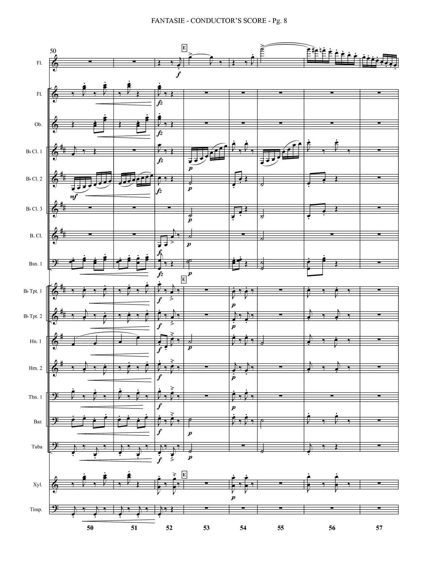 Faure (arr. Webb/Nishimura) - Fantasie (Solo Flute and Concert Band)
