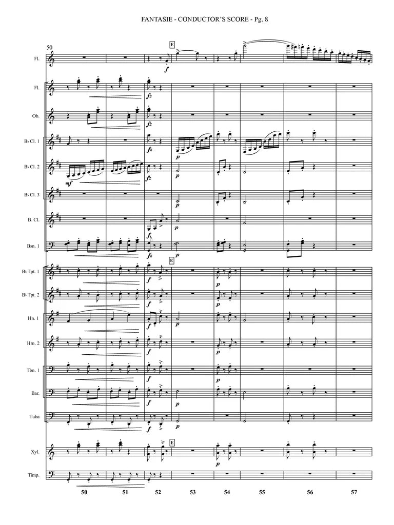 Faure (arr. Webb/Nishimura) - Fantasie (Solo Flute and Concert Band)