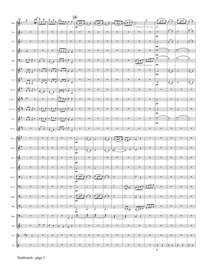 Gossec (arr. Johnston) - Tambourin (Flute and Concert Band)