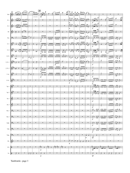 Gossec (arr. Johnston) - Tambourin (Flute and Concert Band)