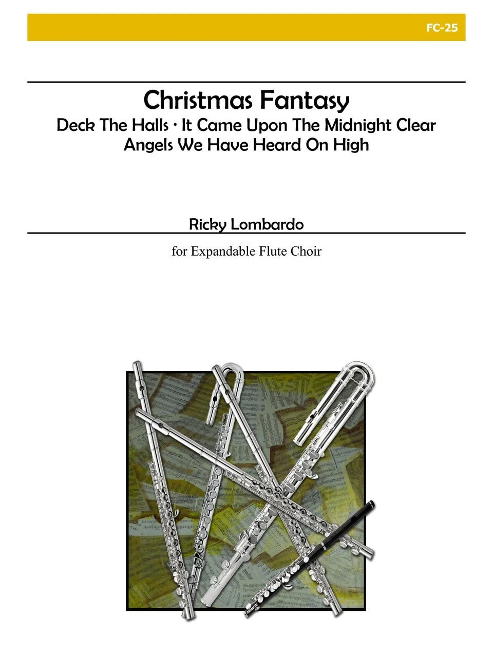 Lombardo - Christmas Fantasy for flute ensemble