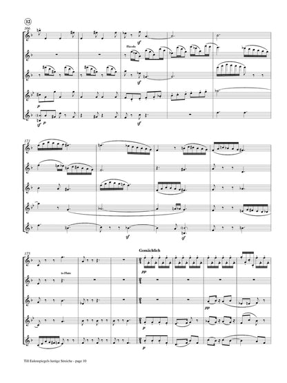 Strauss (arr. Hinze) - Till Eulenspiegels lustige Streiche (Flute Quintet)