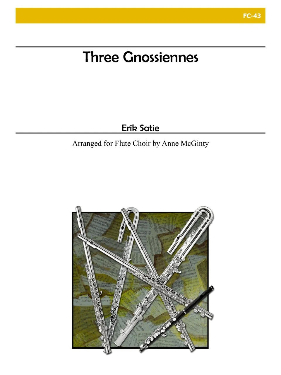 Satie (arr. McGinty) - Three Gnossiennes for Flute Quintet