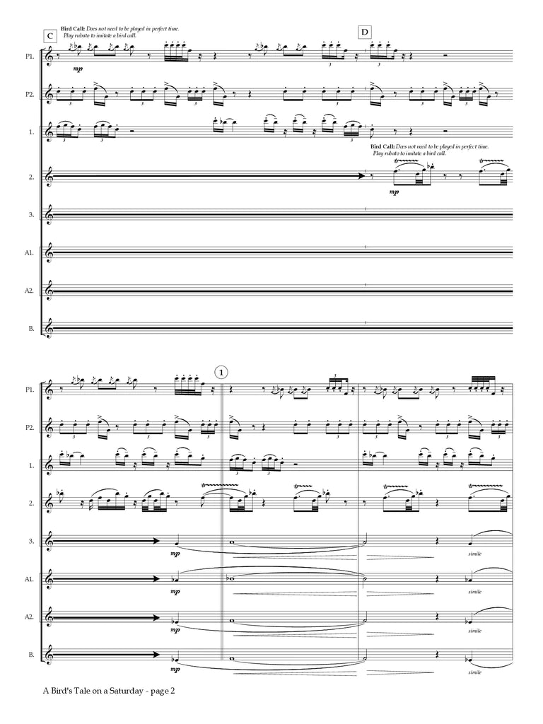 Nishimura - Flights of Passage for Flute Choir