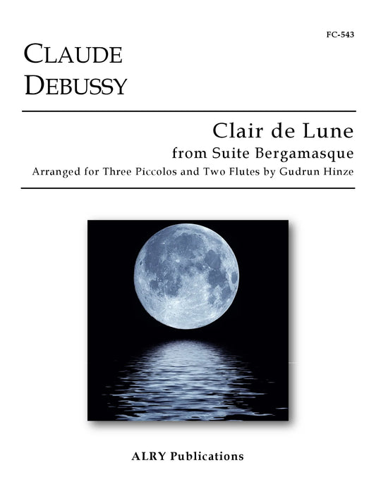 Debussy (arr. Hinze) - Claire de Lune for Three Piccolos and Two Flute