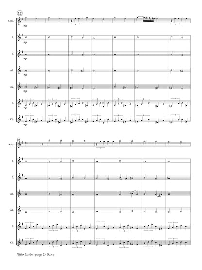 Magalif - Niño Lindo for Solo Flute and Flute Choir
