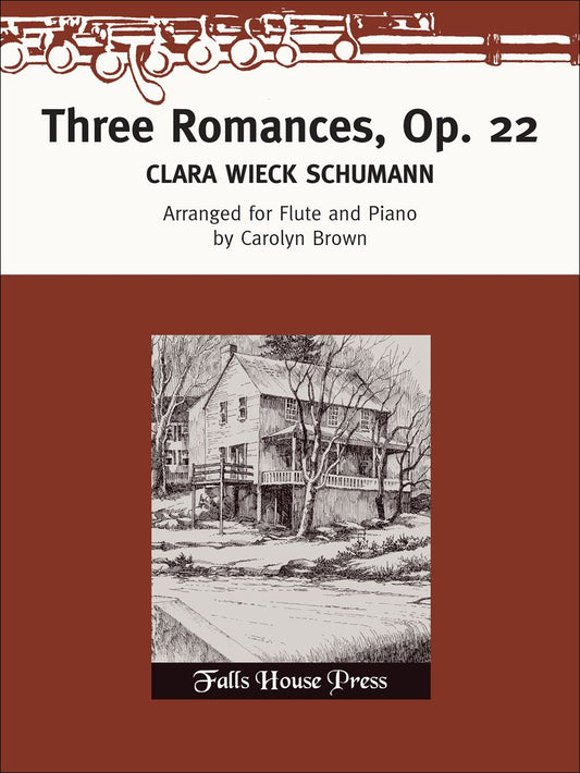 Schumann, Clara - Three Romances Op. 22 for Flute and Piano