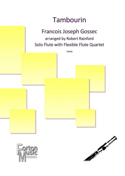 Gossec - Tambourin for Solo Flute/Flute Ensemble Digital Download