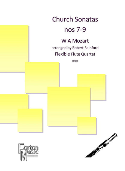 Mozart, WA - Church Sonatas nos 7-9  for flute quartet - Digital Download