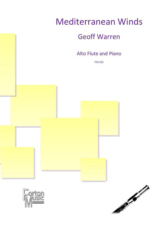 Warren, Geoff  - Mediterranean Winds for Alto Flute and Piano - Digital Download