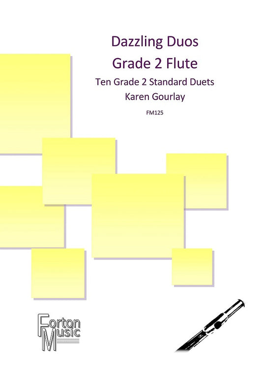 Gourlay, Karen  - Dazzling Duos two flutes Grade 2 - Digital Download