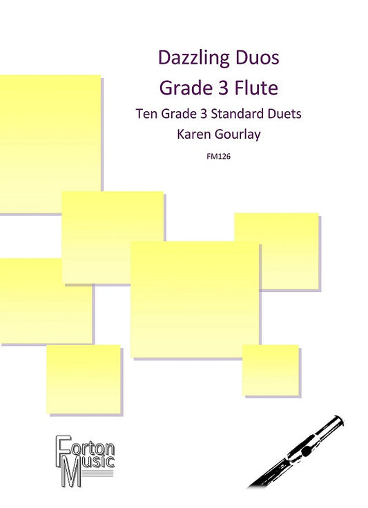 Gourlay, Karen  - Dazzling Duos two flutes Grade 3 - Digital Download