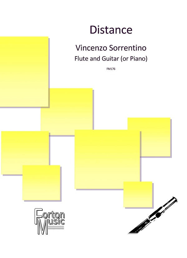 Sorrentino, Vincenzo  - Distance for flute and Guitar (Digital Download)