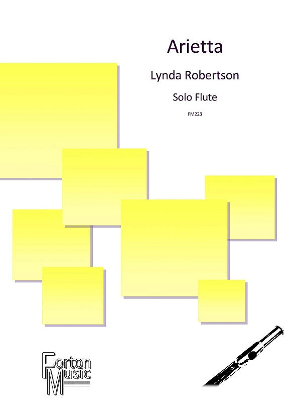 Robertson, Lynda , Arietta for solo flute - Digital Download