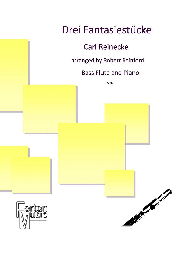 Reinecke - Drei Fantasiestucke for bass flute Digital Download