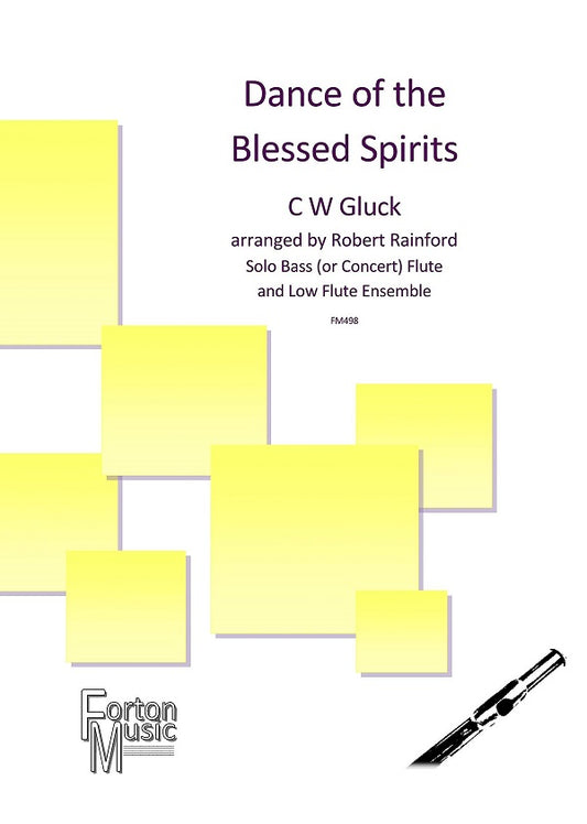 Gluck - Dance Of The Blessed Spirits Solo Bass or Concert Flute and Low Flute Ensemble - Digital Download