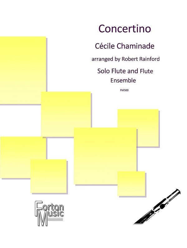 Chaminade, C: Concertino for solo flute and flute ensemble - Digital Download