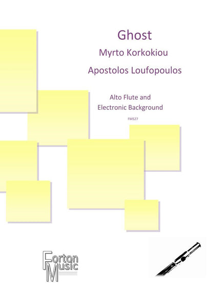 Korkokiou, Myrto  - Ghosts for solo Alto flute and electronic sound - Digital Download