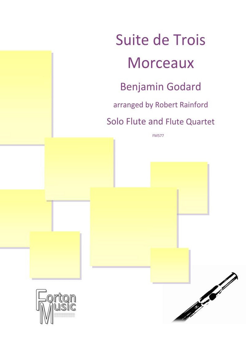 Godard - Suite de Trois Morceaux for solo flute and flute ensemble - Digital Download