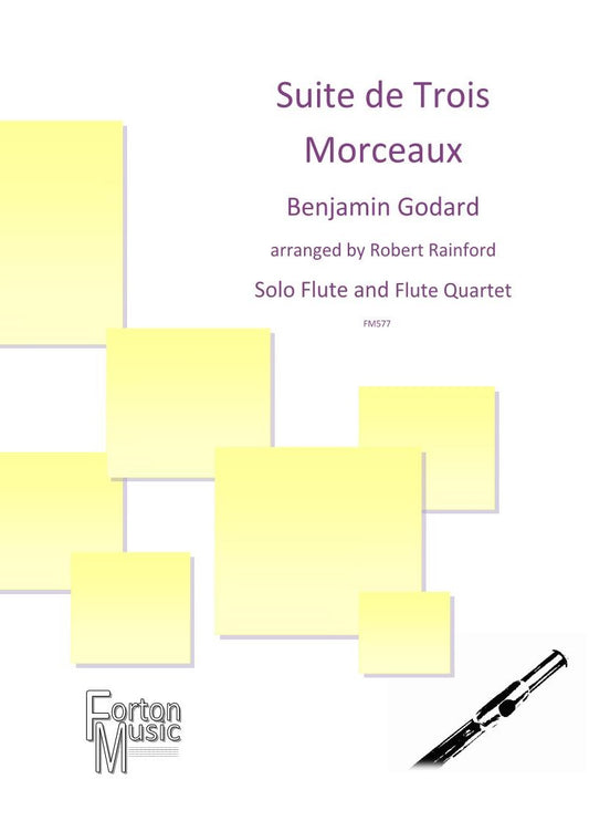 Godard - Suite de Trois Morceaux for solo flute and flute ensemble - Digital Download