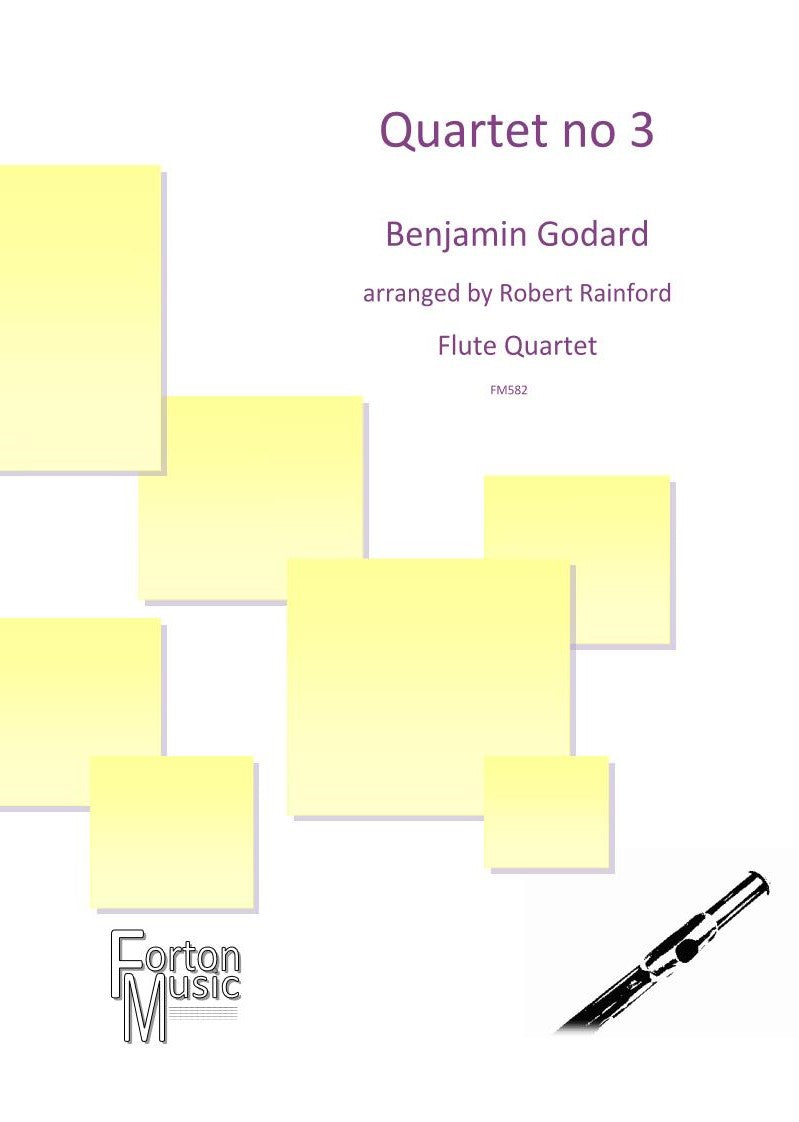 Godard, B  -Quartet No 3  for flute quartet - Digital Download