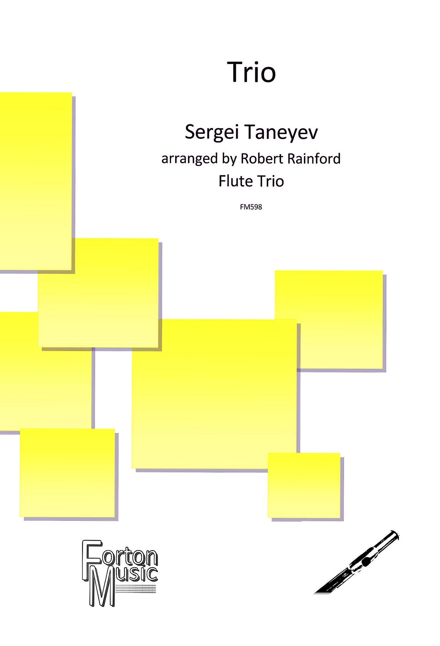 Taneyev, Sergei - Trio in D Major, Op. 21- Digital Download