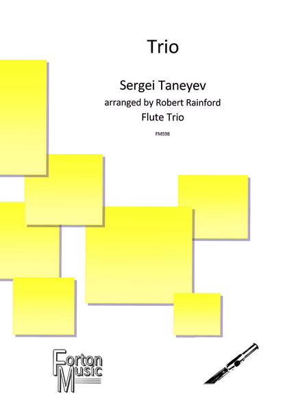 Taneyev, Sergei - Trio in D Major, Op. 21- Digital Download