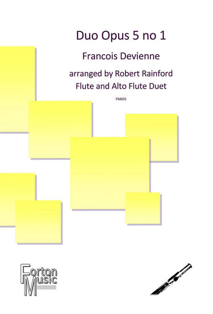 Devienne, F - Duo Op. 5 No. 1 for Flute and Alto Flute  - Digital Download