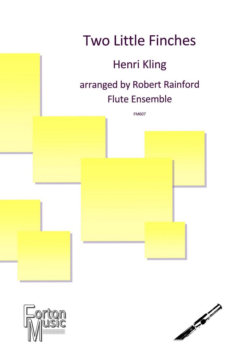 Kling, Henri Two Little Finches flute ensemble - Digital Download