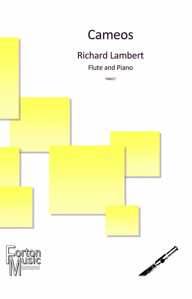 Lambert, Richard Cameos for flute and piano (Digital Download)
