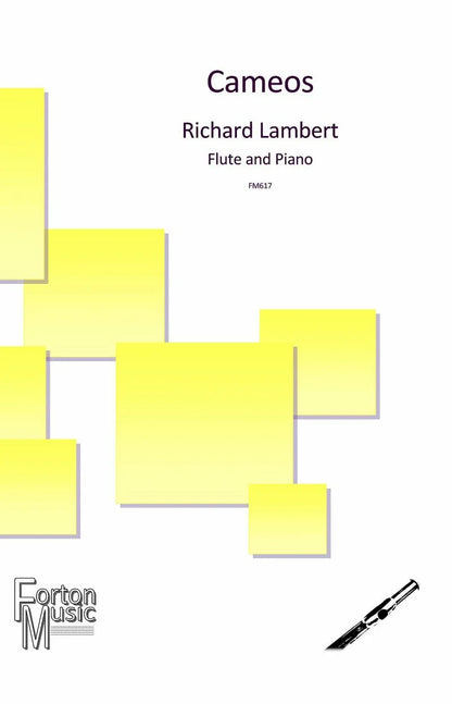 Lambert, Richard Cameos for flute and piano (Digital Download)