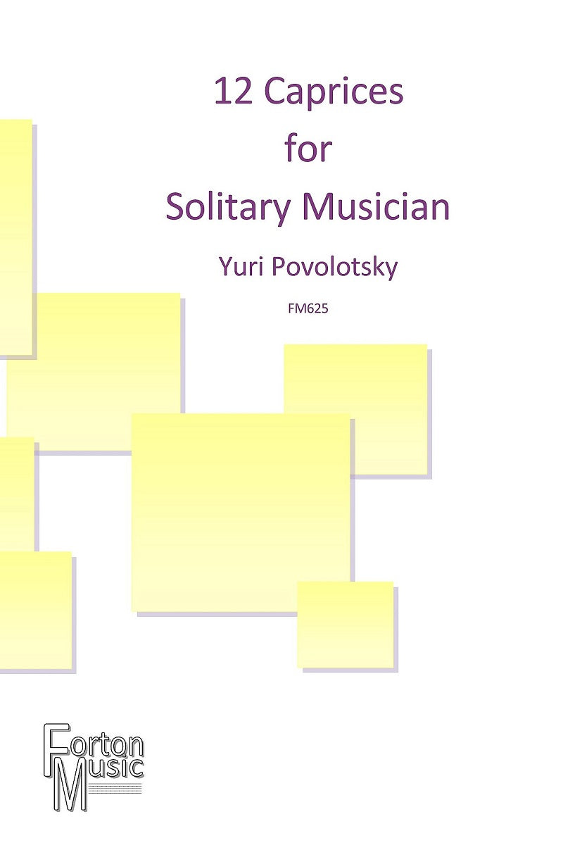 Povoltsky, Yuri - 12 Caprices for Solitary Musician Digital Download