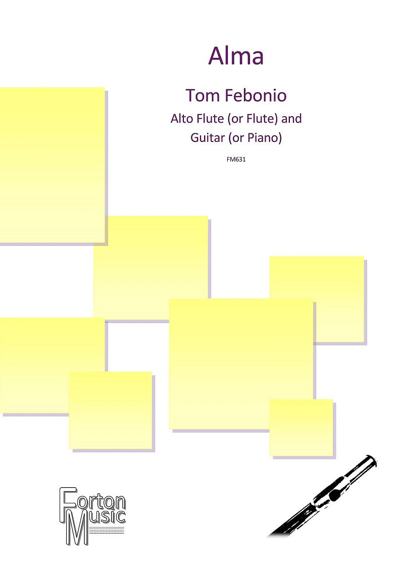 Febonio, Tom   - Alma for Alto Flute and Piano/Guitar - Digital Download