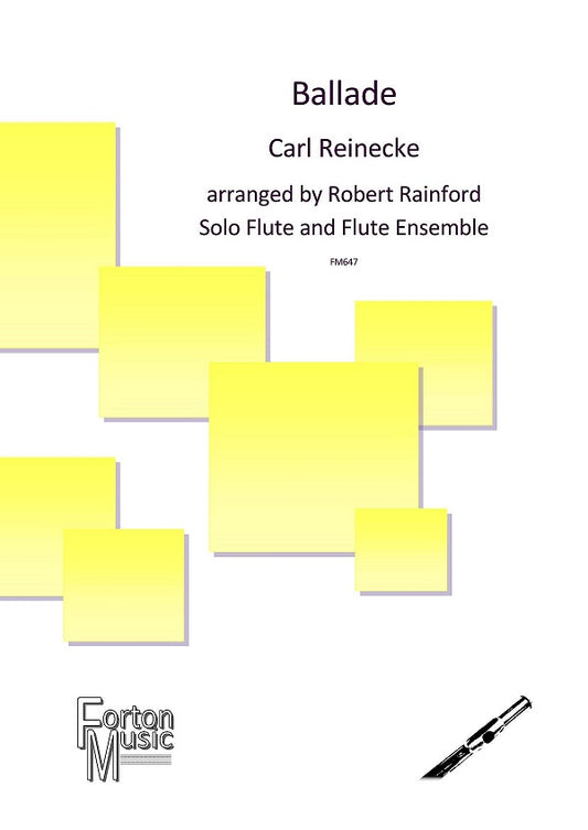 Reinecke, Carl - Ballade for solo flute and flute ensemble - Digital Download