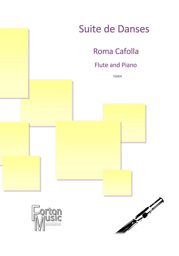 Cafolla,- Suite de Danses  for flute and piano (Digital Download)